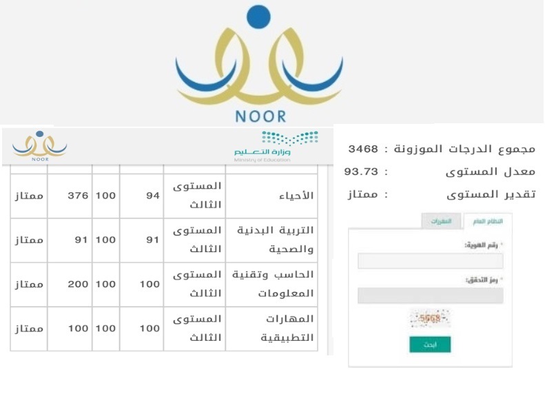 نظام نور برقم الهوية فقط